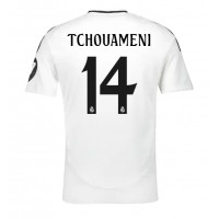 Pánský Fotbalový dres Real Madrid Aurelien Tchouameni #14 2024-25 Domácí Krátký Rukáv